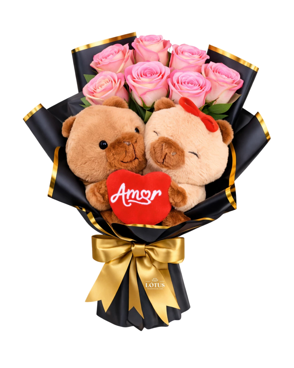 Buquê Especial 10 — Ursinhos Amor